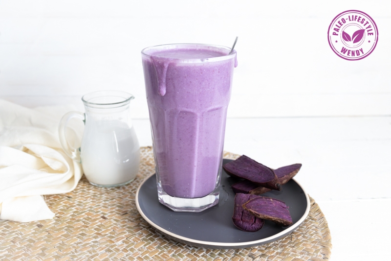 Paleo paarse smoothie